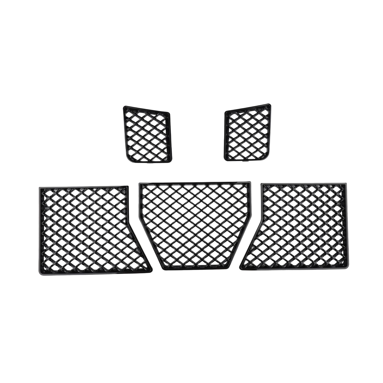 5 Pieces Front Bumper Center Lower Grille Mesh Guard for BMW G87 M2 2023-2025 Mesh Design for Enhanced Cooling and Vehicle Style Oasis Select