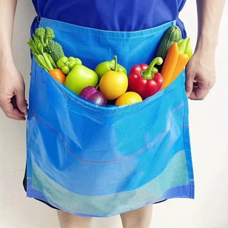 Fruit and Vegetable Picking Apron Agricultural Waist-type Vegetable Picking Bag and Fruit Picking Bag Kitchen Waterproof Apron Oasis Select