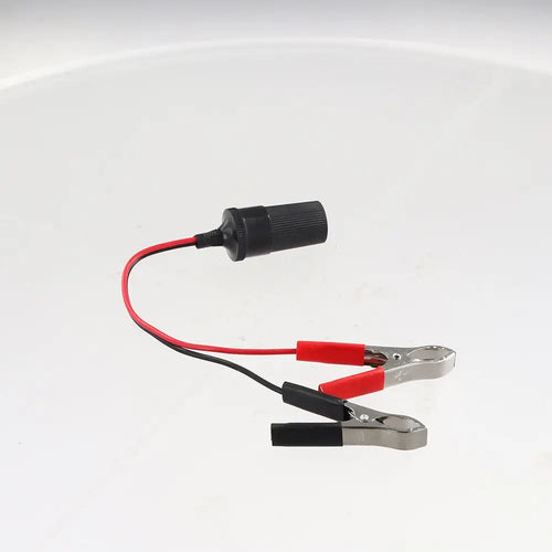 12V/24V Battery Clip-On Cigarette Lighter Socket Adapter Car Power Adapter Oasis Select