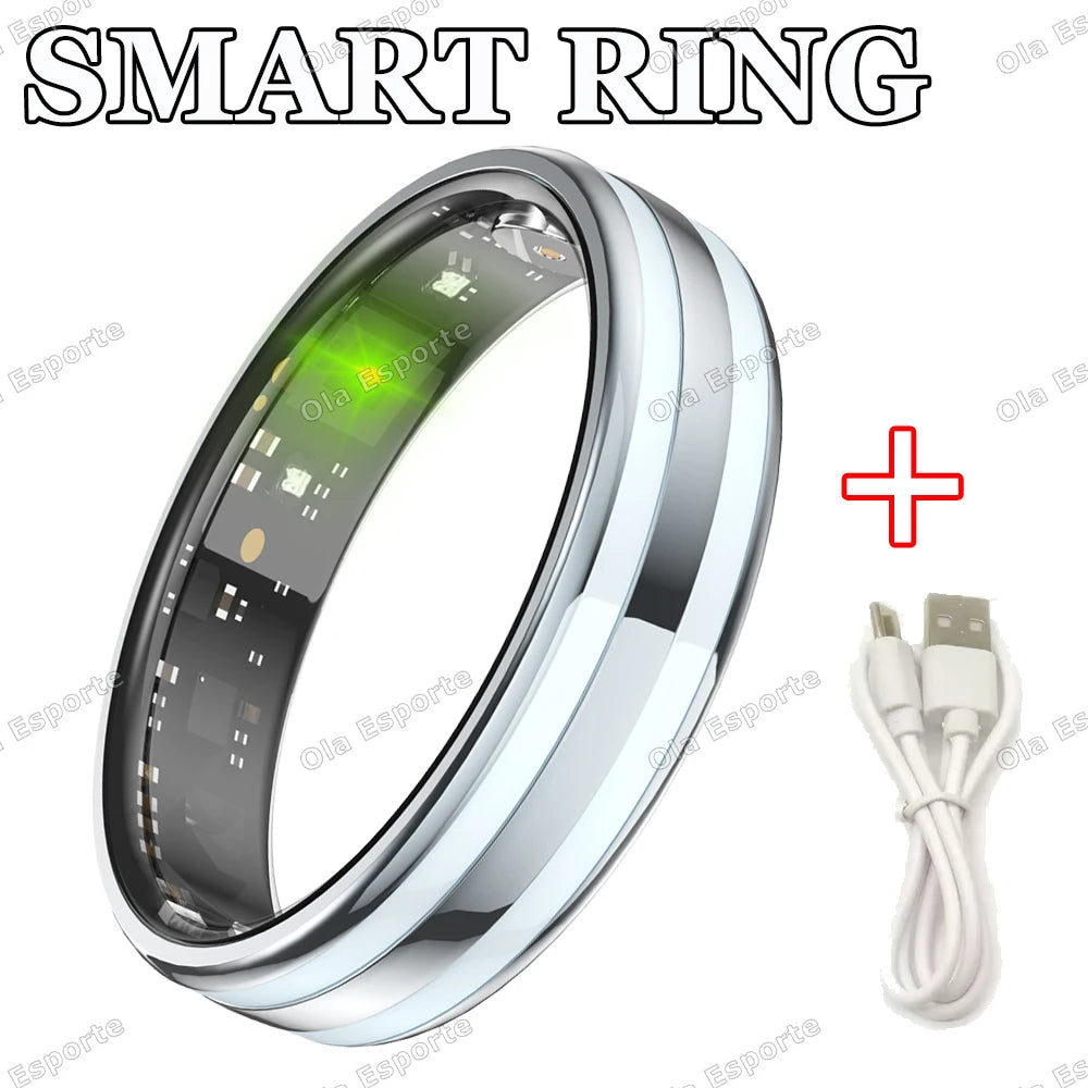 Smart Ring – Heart Rate, SpO2 & Sleep Monitor | Waterproof