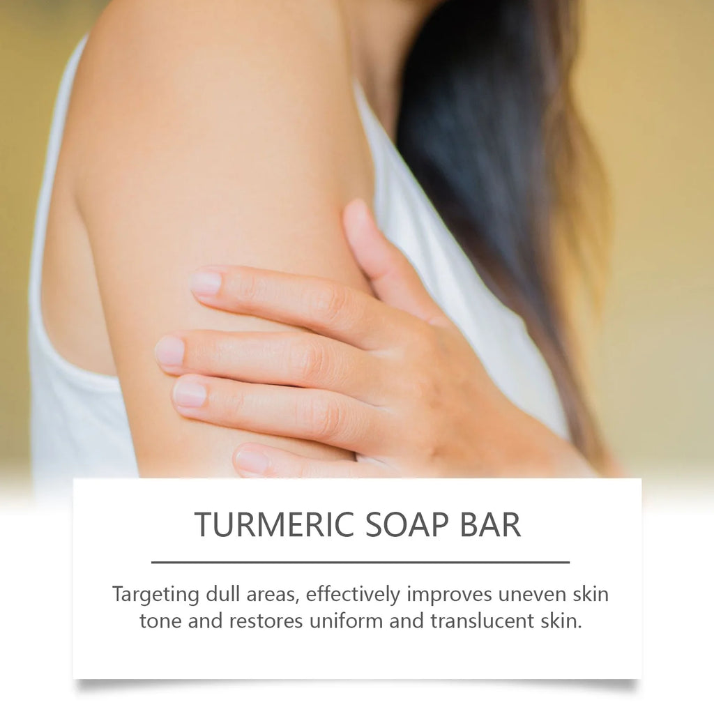 Oceaura Lemon Turmeric Body Care Soap Moisturizing Dryness Oil Control Deeply Cleansing Removing Exfoliate Skin Brightening Soap Oasis Select