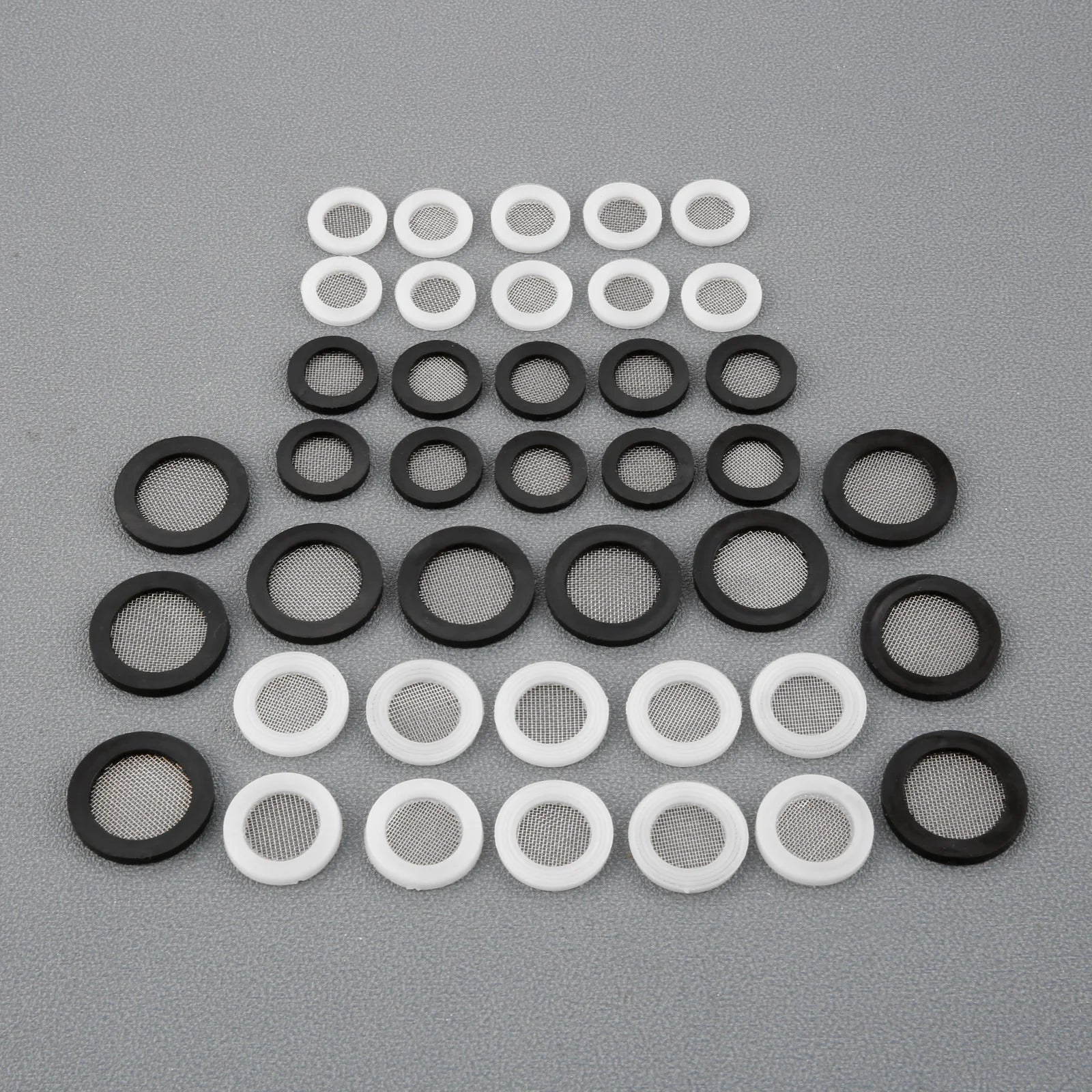 10/40PCS Filter Washer Gasket NBR Rubber Seal Pad 19/22/26/30mm Anti-Corrosion for Shower Garden Hose Washing Machine Faucet Oasis Select