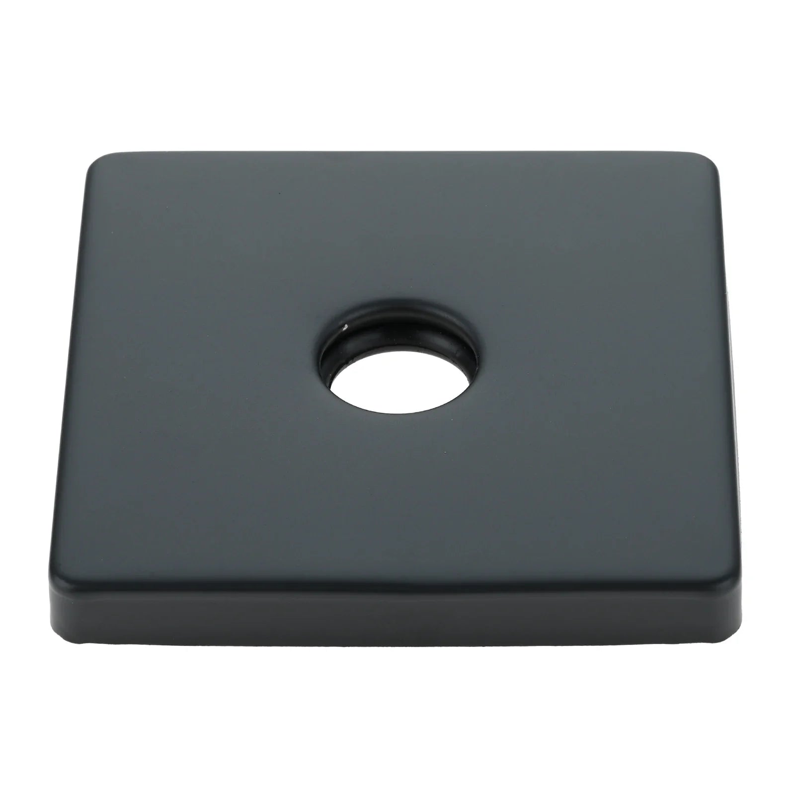 3.5 inch Square Shower Flange Cover Universal Shower Arm Flange Oversized Replacement Escutcheon Cover Plate for All G1/2in Pipe Oasis Select Black