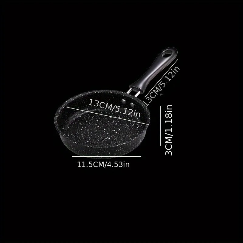 Mini Non-Stick Skillet with Cast Iron Handle Egg Frying Pan Suitable for Induction Cookers Gas Stoves for Breakfast Oasis Select