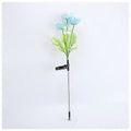 Led Solar-powered Red Spider Lily Simulation Flower Ground Insert Light Outdoor Courtyard Decoration Lawn Light Illumination Oasis Select Blue flower