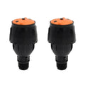 2Pcs 360 Rotating Garden Sprinkler Irrigation Nozzle 1/2 Inch Male Thread For Lawn Flower Farm Watering Equipment Accessories Oasis Select Red 550LH