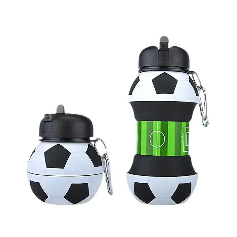 Foldable Leakproof Water Cup Mug, Portable Collapsible Bottle for Kids School, Basketball Football Golf Tennis Outdoor Sports Oasis Select