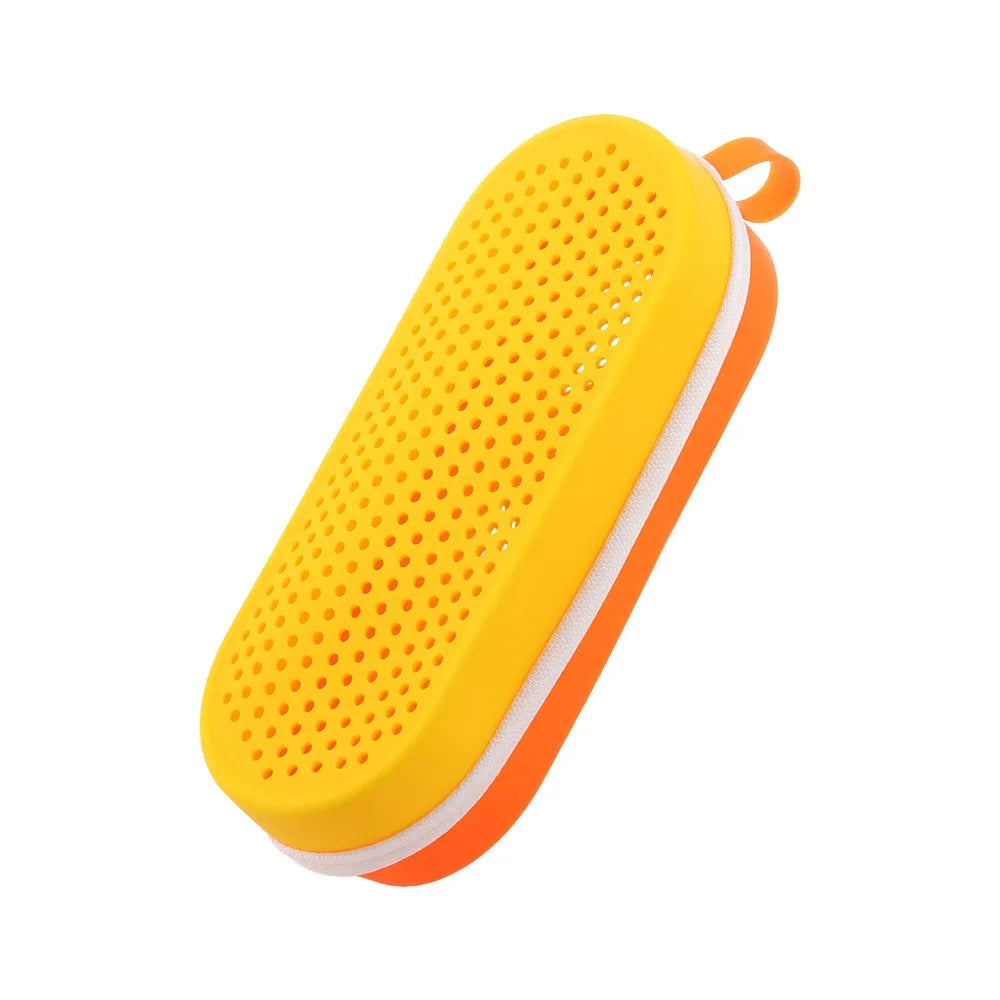 1Pcs Dual-Sided Zipper Swimming Goggles Storage Box Breathable Silicone Sun Glasses Protection Box Large Capacity Portable Oasis Select Color 1