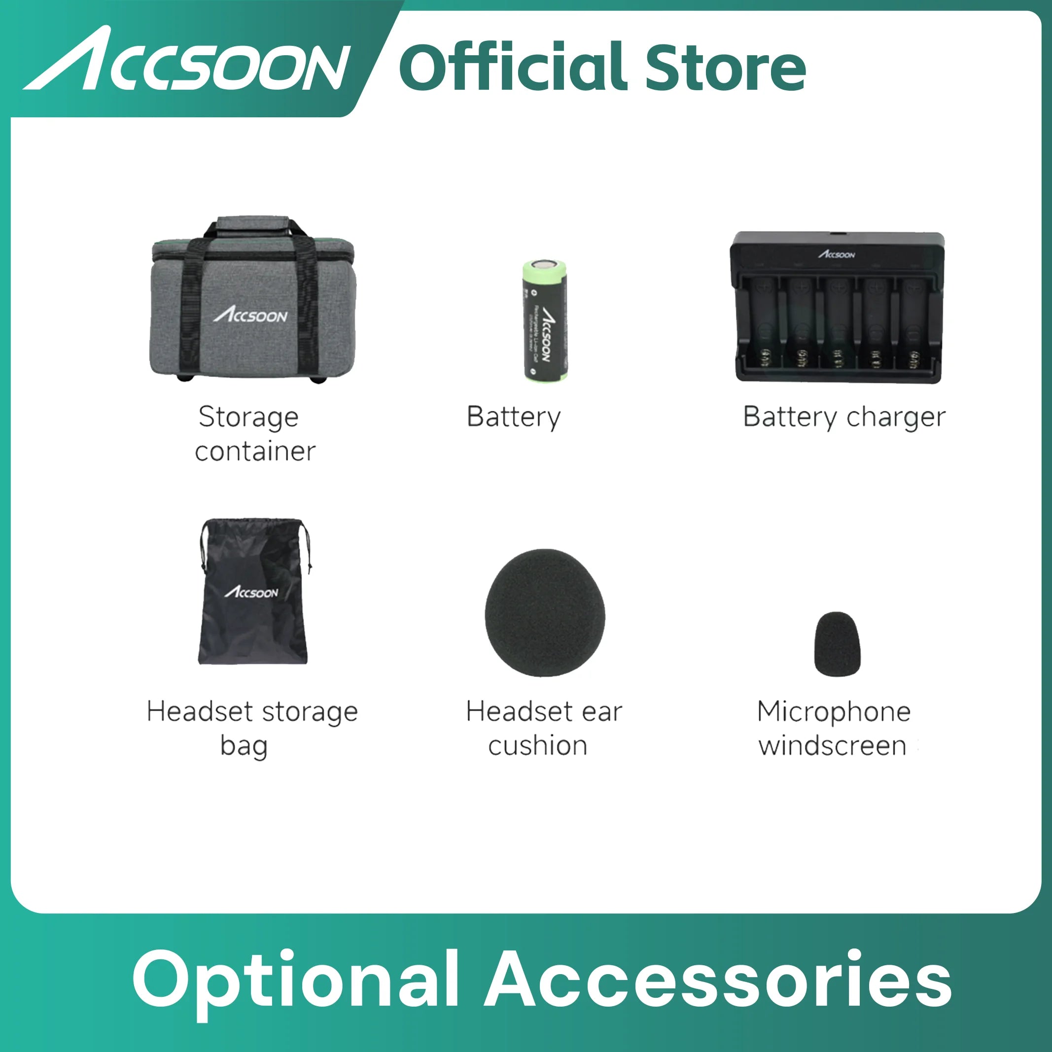 Accsoon CoMo & CoMo SE Wireless Intercom Headset Accessories