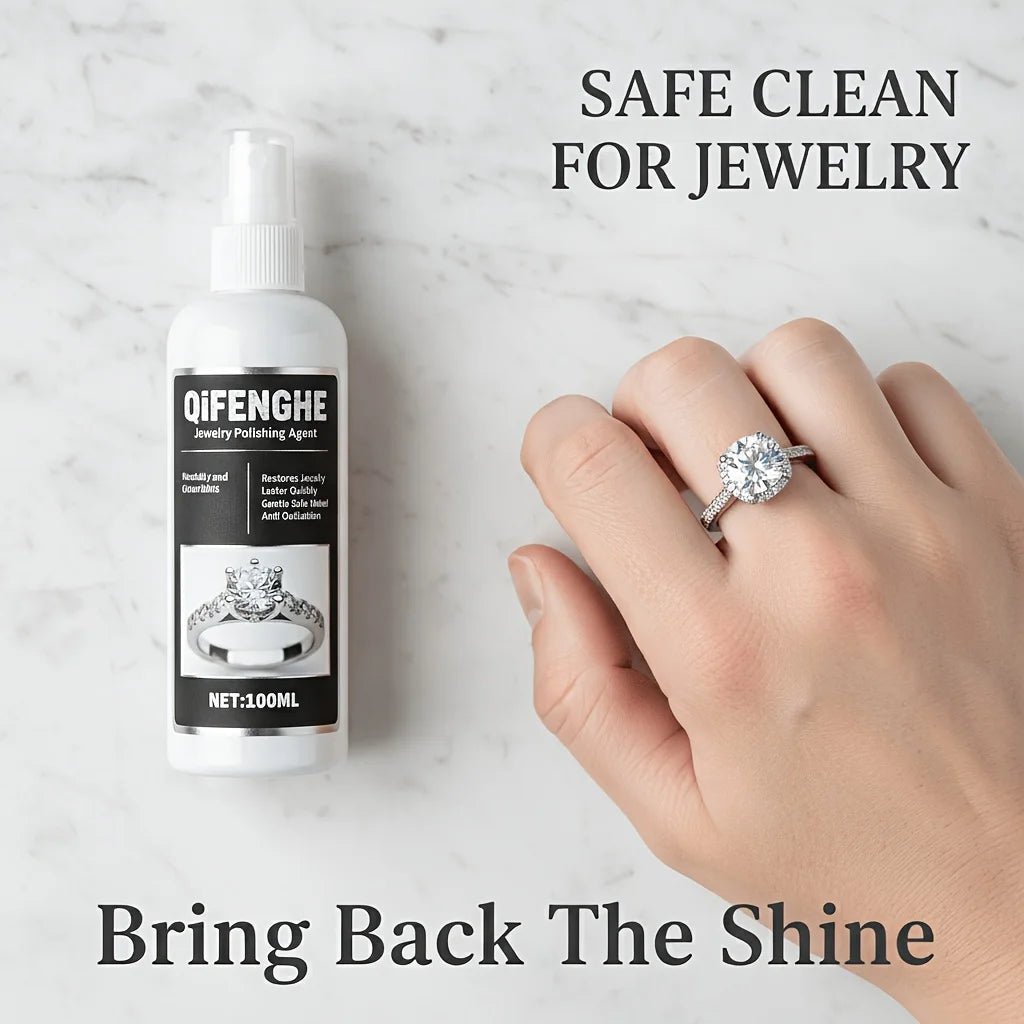 QIFENGHE Jewelry Polishing Spray – Rings, Diamonds & Metals Jewelry Cleaning Spray Oasis Select