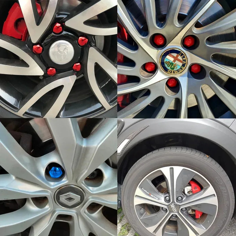 20/40Pcs Universal Anti-Rust 17 19 21mm ABS Auto Trim Tyre Wheel Nut Screw Bolt Protection Covers Cap Car Accessories Oasis Select