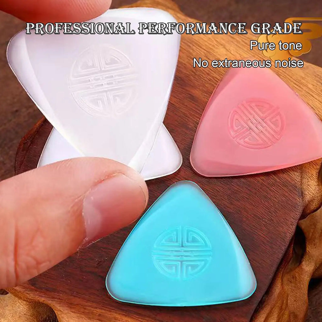 1PC Ruan Pick Plectrum for Stringed Musical Instrument Bulk Guitar Picks Zhongruan Acoustic Nylon Liuqin Playing Training Tools Oasis Select