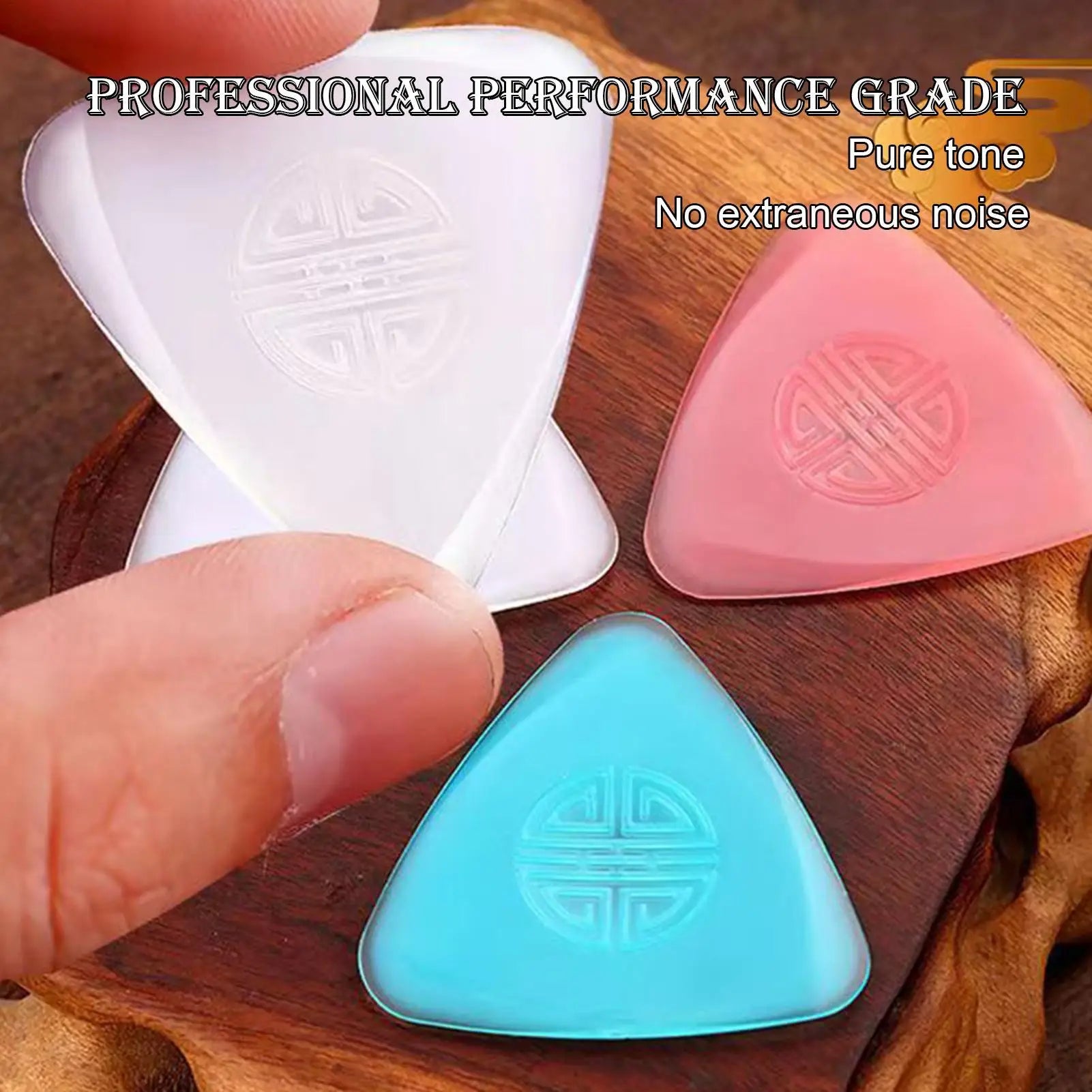 1PC Ruan Pick Plectrum for Stringed Musical Instrument Bulk Guitar Picks Zhongruan Acoustic Nylon Liuqin Playing Training Tools Oasis Select