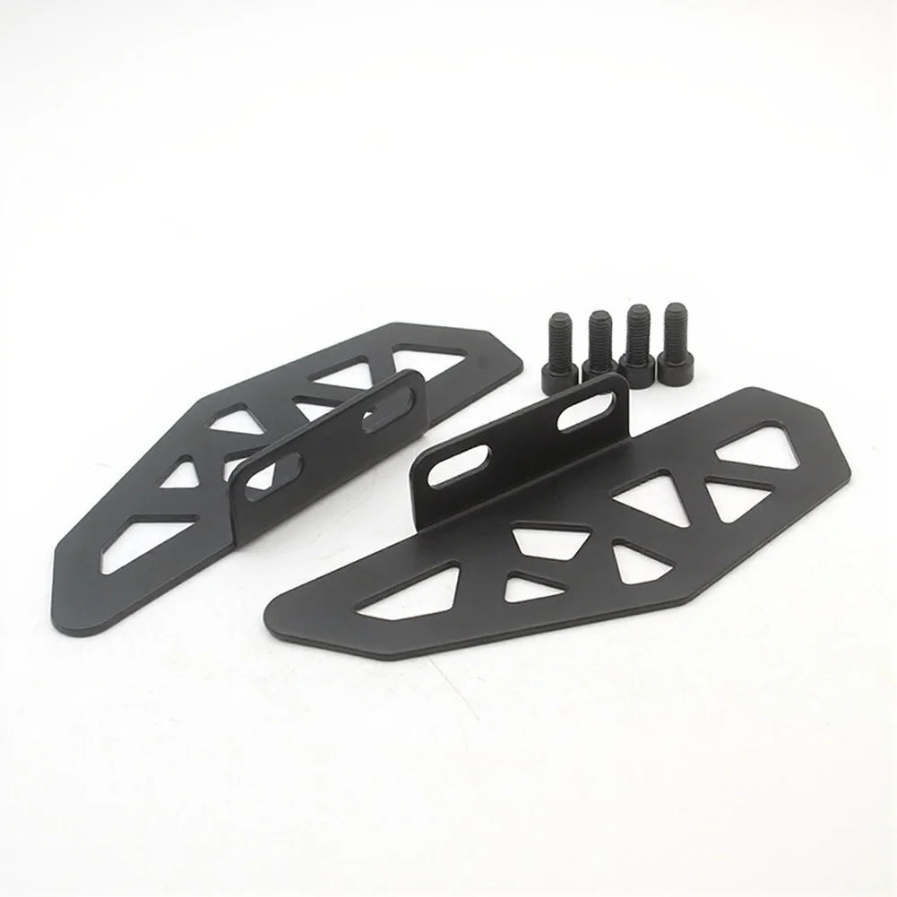 Black Steel Rear Pedal Pegs For Niu For G30 UQ U2 Electric Bike Foot Rest Accessories 19x7cm Oasis Select