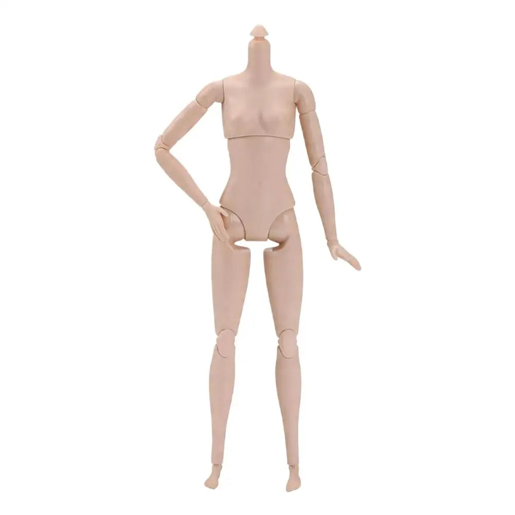 26cm 1/6 Scale BJD Doll, Super Flexible Female Action Figure with 22 Movable Joints, Nude Body Model for BJD Display Parts Oasis Select White skin