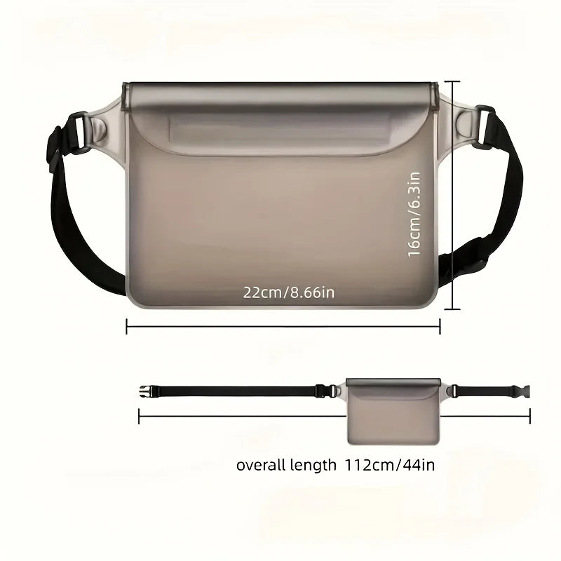 High Quality Waist Bag with Adjustable Strap, Suitable for Beach, Swimming, Diving, Rowing, Fishing Waterproof Belt Bag Oasis Select