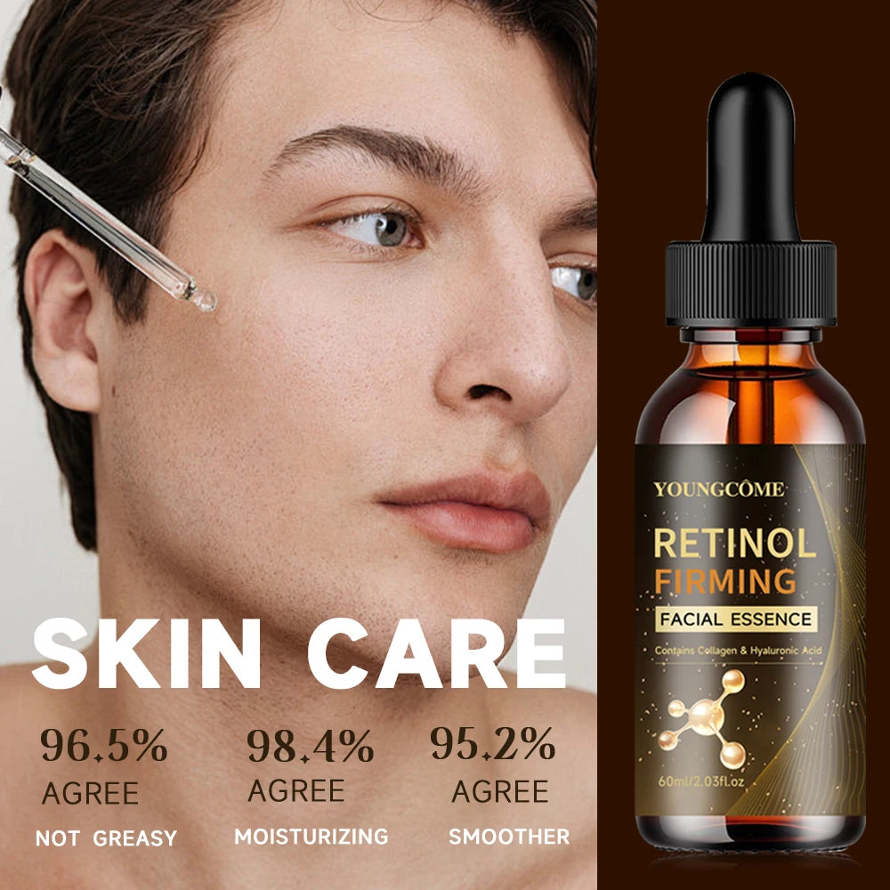 Retinol & Hyaluronic Acid Anti-Aging Facial Serum for Men