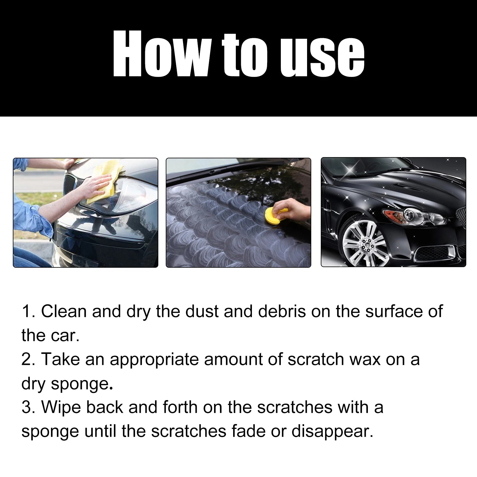 Rayhong Car Scratch Wax Paint Protection Polish Scratch Maintenance Paint Repair Exterior Stain Elimination For Various Surfaces Oasis Select