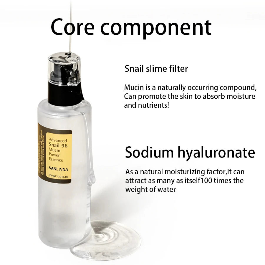 Snail Mucin 96% Facial Essence – Hydrating & Firming Serum Face Serum Essence Oasis Select