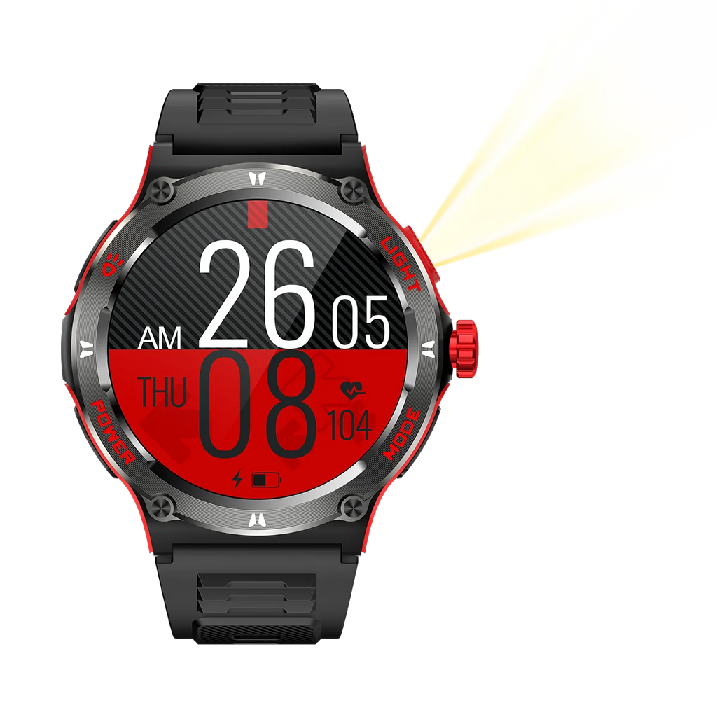MINGCC Bluetooth Smartwatch 2025 – Calls, Health & Compass