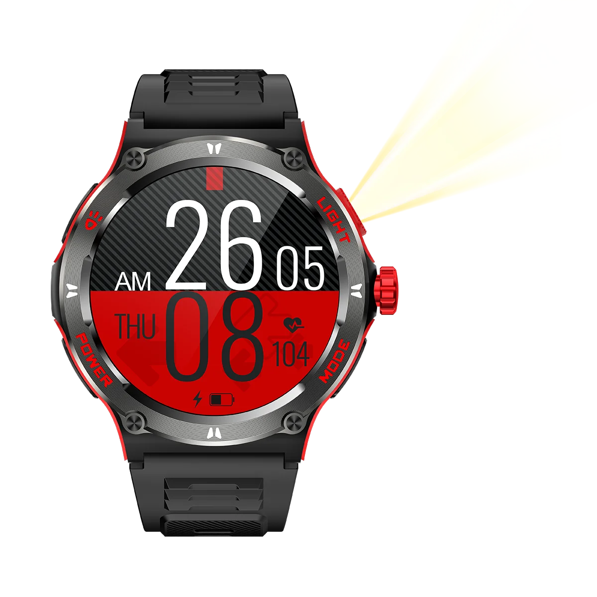 MINGCC Bluetooth Smartwatch 2025 – Calls, Health & Compass