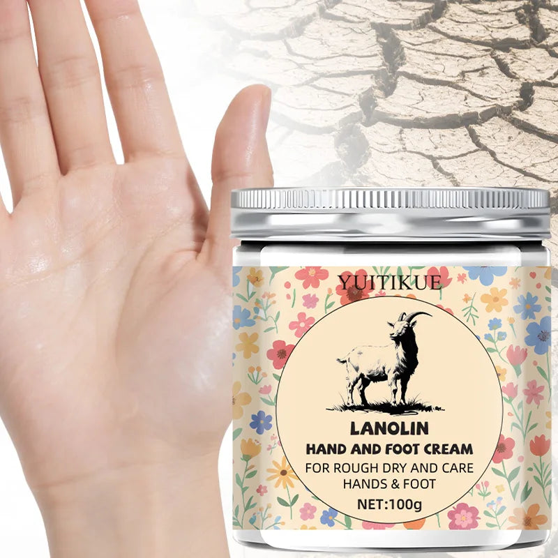 Lanolin Hand & Foot Cream 100g – Dry, Rough & Cracked Skin