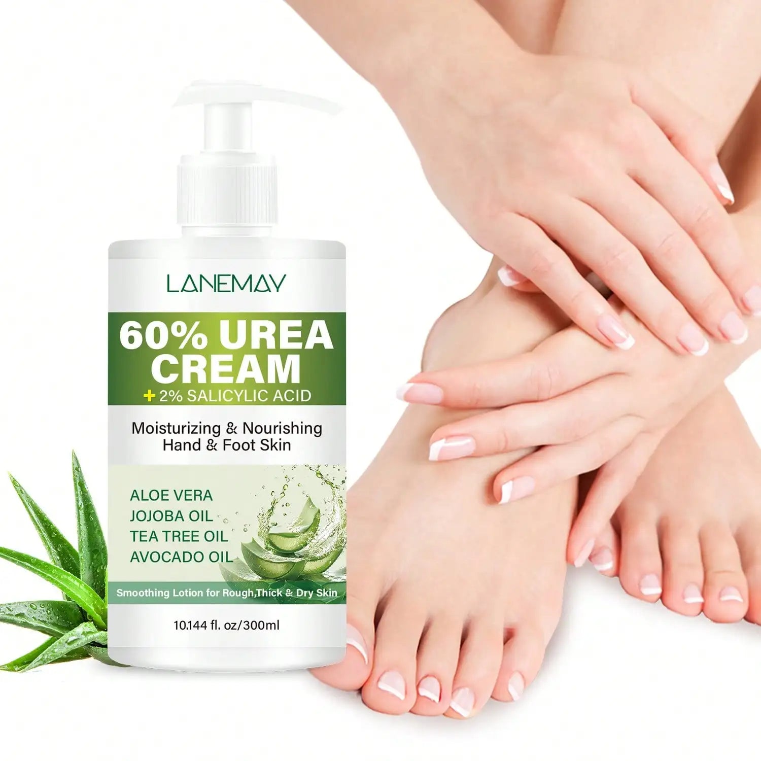 60% Urea Hand & Foot Cream – Deep Moisturizer 300ml