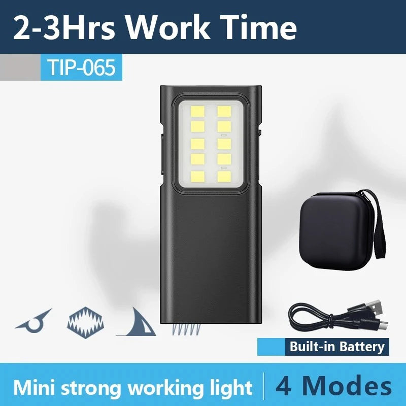 EDC Flashlight Keychain Light Super Bright With Pen Clip Mini LED Flashlight USB C Charging Port Emergency Work Camping Light Oasis Select Set B