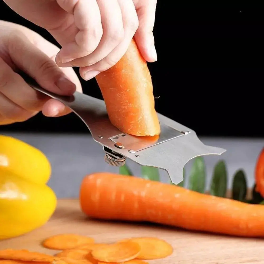 New Stainless Steel Truffle Butter Roll Slicer Slice Thickness Adjustable Chocolate Planer High Hardness Baking Cheese Planer Oasis Select