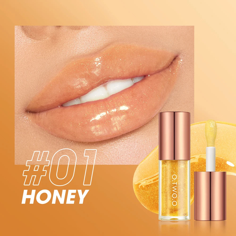 O.TWO.O Lip Oil Gloss – Moisturizing Non-Sticky Plumping Gloss
