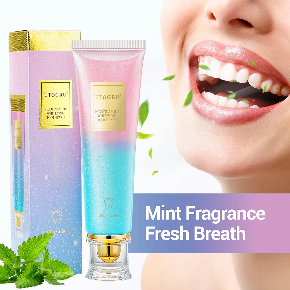 Niacinamide Whitening Toothpaste – 3 Pack | Stain Removal