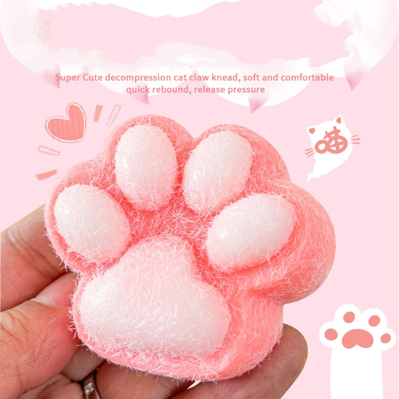 New Cat Paw Mochi Taba Squishy Fidget Toy Cute Cat Paws Toys Slow Rebound Decompression Toy Super Soft Reduce Stress Toy Gifts ﻿ Oasis Select