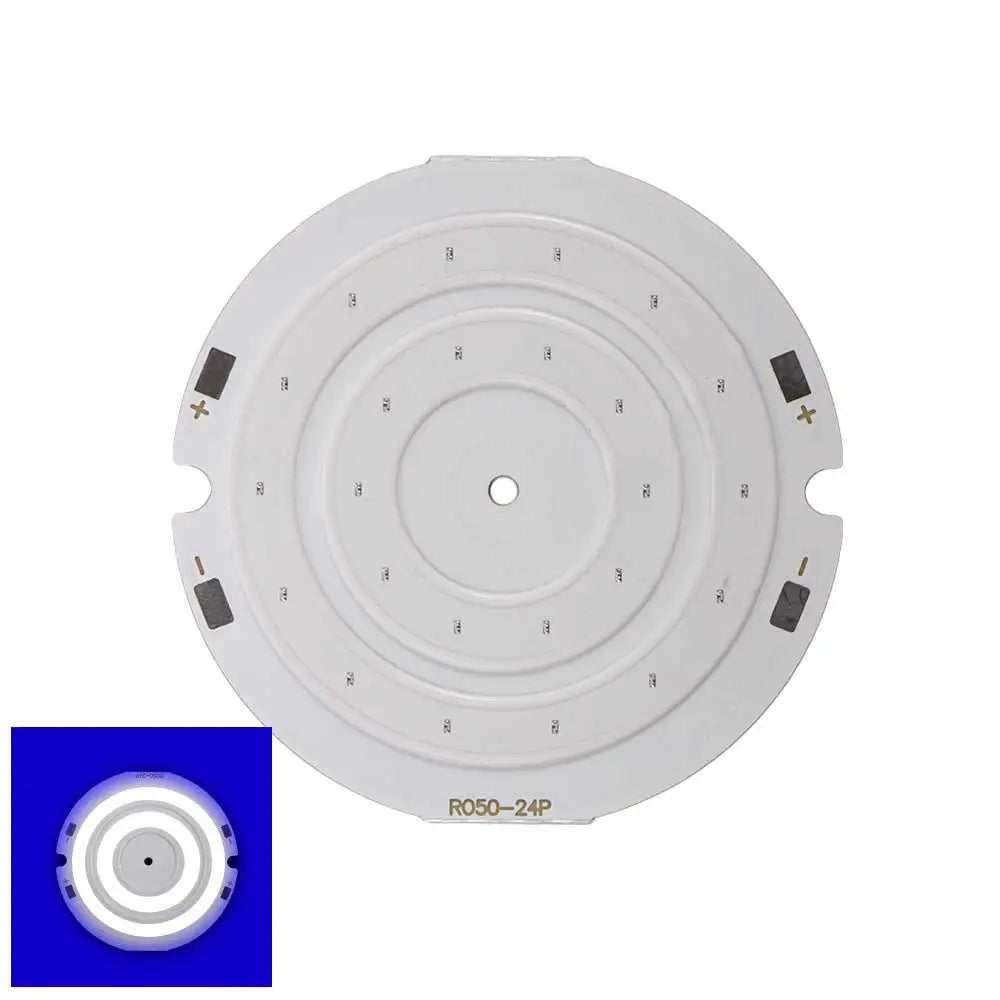 Double Ring COB Circular LED Chip 3V–4V 50mm 2W | DIY Light