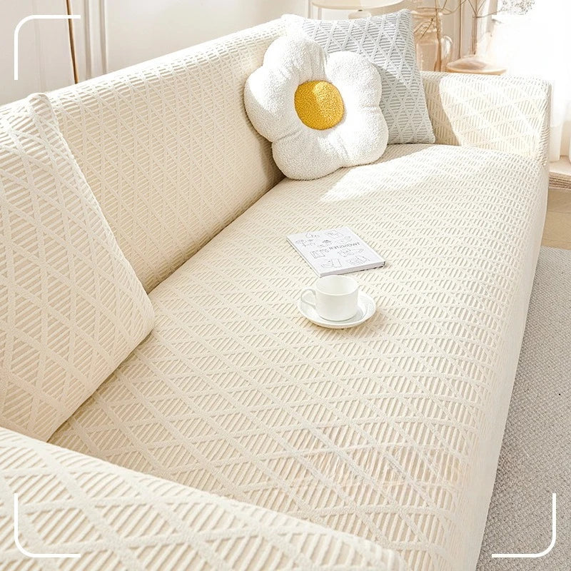 New Fleece Sofa Cover Full Package Universal Cover All-season Anti-cat Scratch and Anti-slip Sofa Protection Cover Oasis Select