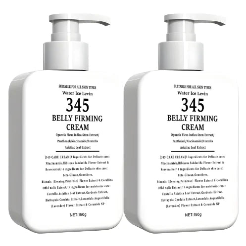 345 Belly Firming Cream – Niacinamide & Centella Body Cream Body Firming Cream Oasis Select black 150g