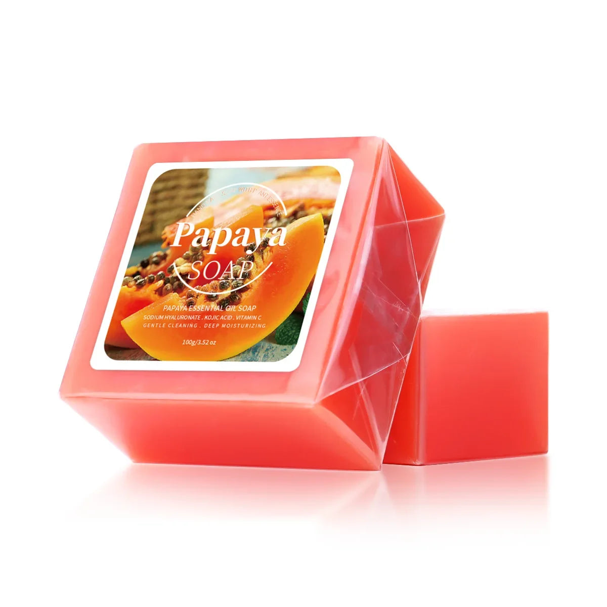 B+ Papaya Extract Handmade Soap – Coconut & Goat Milk 100g Handmade Bar Soap Oasis Select