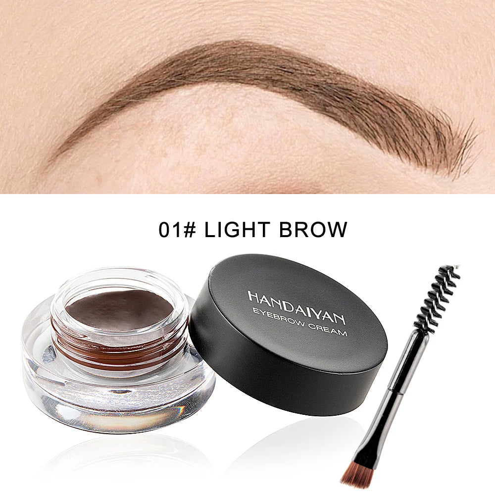 HANDAIYAN Waterproof Eyebrow Gel Cream – 12 Shades, Long Lasting