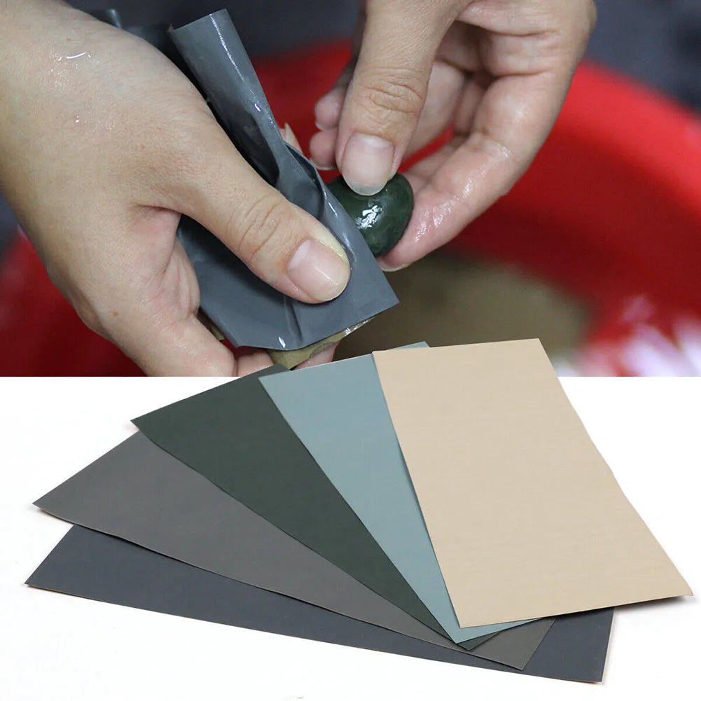 5Pcs Sandpaper 2000 2500 3000 5000 7000 Mixed Grits Sand Paper Water/Dry Sanding Paper Abrasive Tool Oasis Select