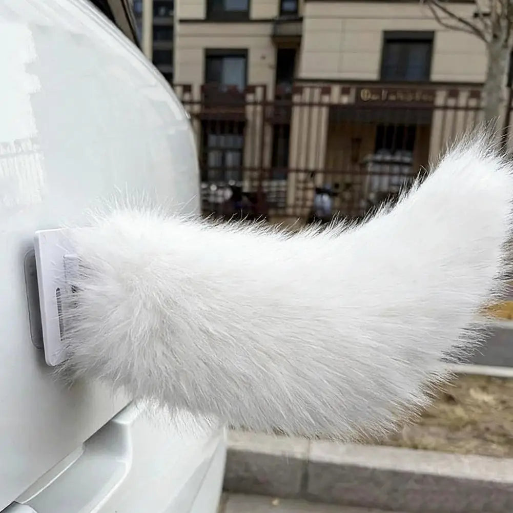 Remote Control Wagging Furry Car Tail – Plush Vehicle Accessory