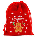 Christmas Velvet Drawstring Gift Bags | Candy & Jewelry Pouches