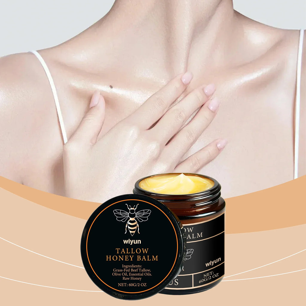 Tallow Honey Cream Glow Hydrating Skin Improve Elasticity Soft Bleaching Improve Dullness Firming Face Body Moisturizer Lotion Oasis Select