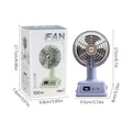 Small Desk Fan Portable USB Rechargeable 100 Speeds Desktop Cooling Fan for Home Office Bedroom Study Living Room Dormitory Oasis Select Green