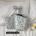 Broken Flower Fully Automatic Sun Umbrella UV Resistant Women's Folding Dual-purpose Sun Umbrella For Both Rain and Sunshine Oasis Select automatic 8K