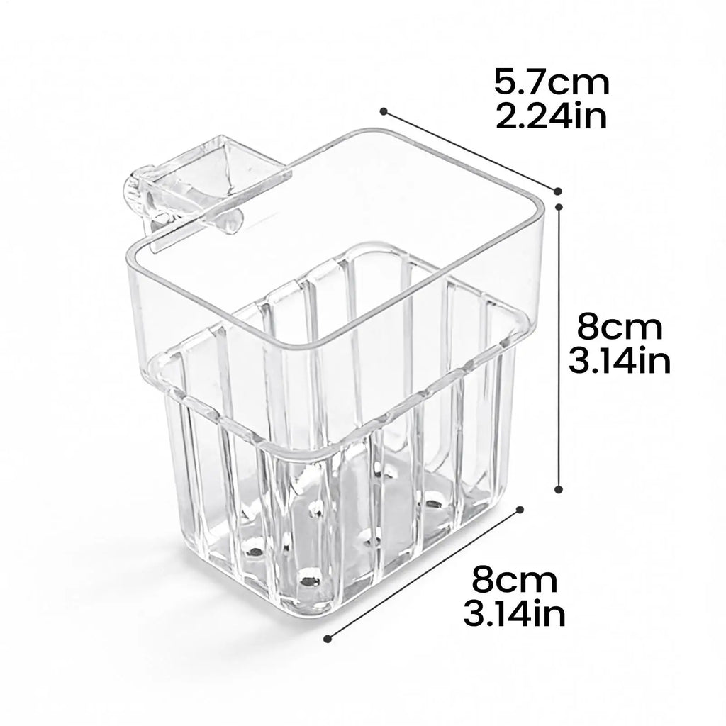 Aquarium Plant Holder Transparent Hanging Pot for Fish Tank Aquatic Plant Cultivation Aquascape Decorations Planter Holder Cups Oasis Select