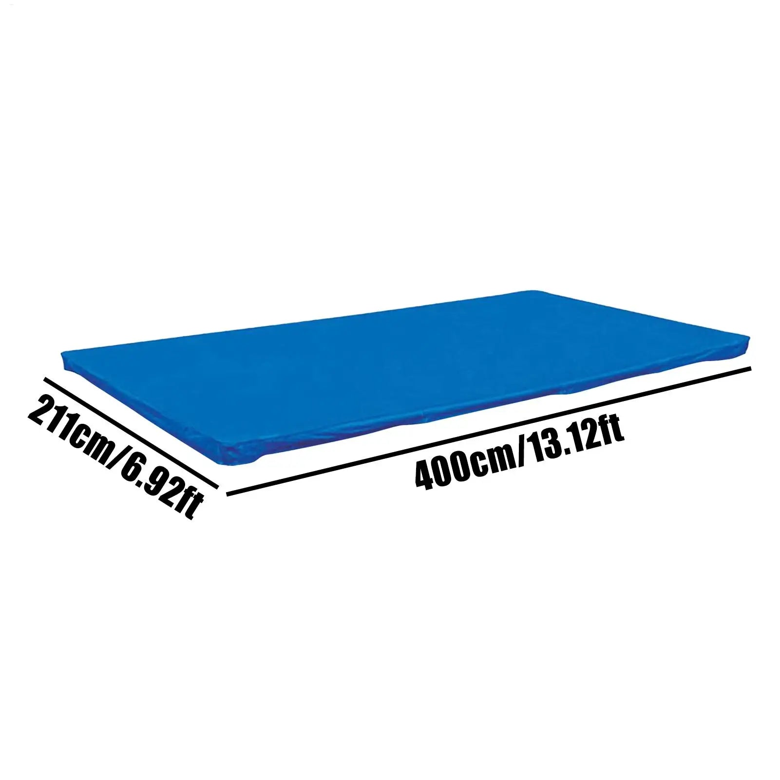 Rectangle Pool Cover Waterproof PE Foldable Inflatable Pool Cover for aboveGround Pool Family Pool Cover Outdoor Paddling Oasis Select