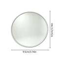 9.5cm Mini Round Mirror Travel Selfie Mirrors Portable Convex Wide-angle Spherical Mirror for IPhone Vlogging Convex Mirror Oasis Select Grey 9.5cm