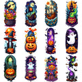 12-Piece Halloween Spooky Temporary Tattoo Stickers for Adults Temporary Tattoo Stickers Oasis Select 1A-12X7cm