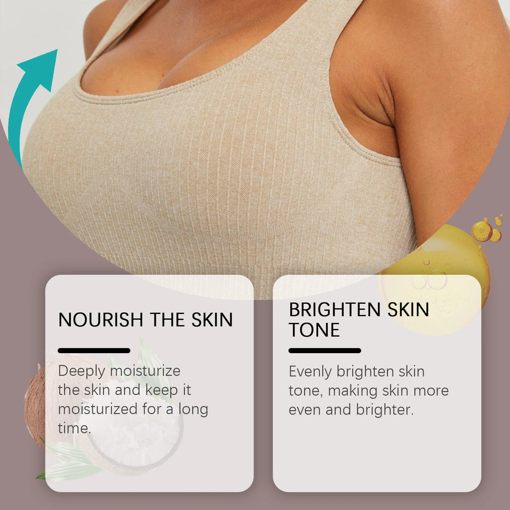 Breast Massage Serum, Brightening, Plumping, Lifting, Firming, Hydrating Nourishing Massage & Softening Topical Essence Oasis Select