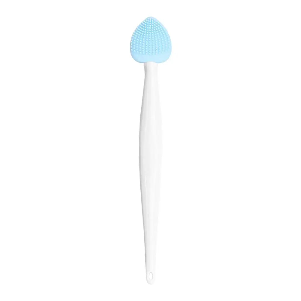 Silicone Pore Cleansing Brush For Face, Scrub Lip Exfoliator Brush Double-Sided Facial Exfoliating Tool for Blackhead Removal Oasis Select D