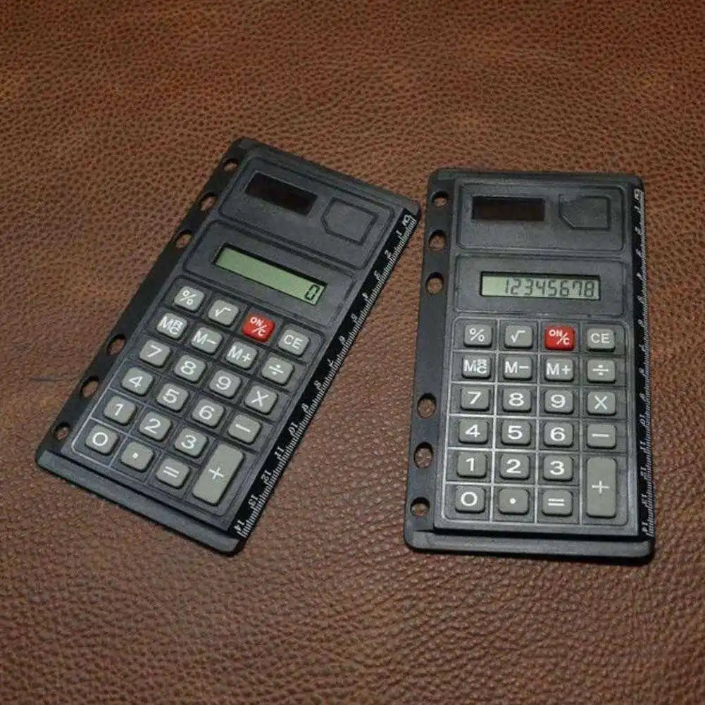 Multifunction Binder Calculator with Ruler & Calendar | 8-Digit